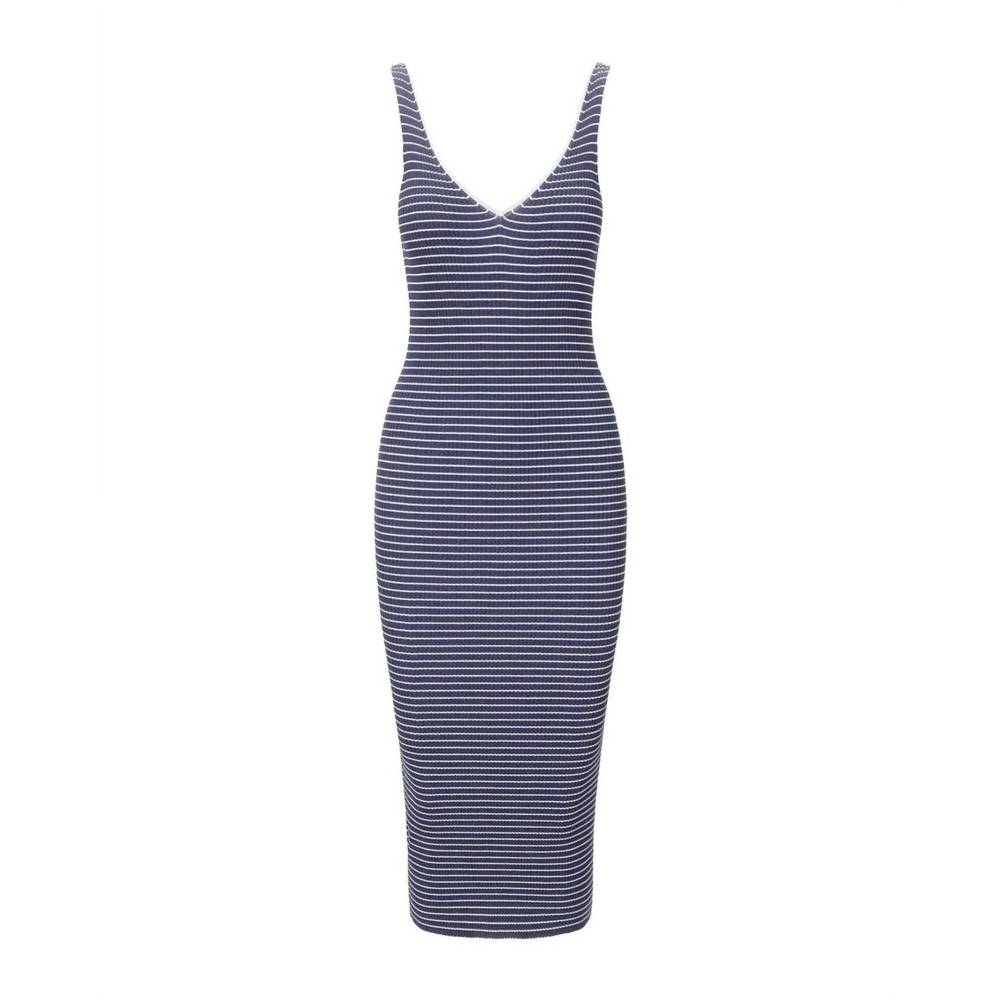 NEW STAUD women's dana dress in navy - Picture 3 of 3